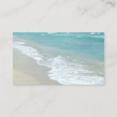 Extreme Relaxation Beach Eleganter Wellness-Center Visitenkarte (Rückseite)