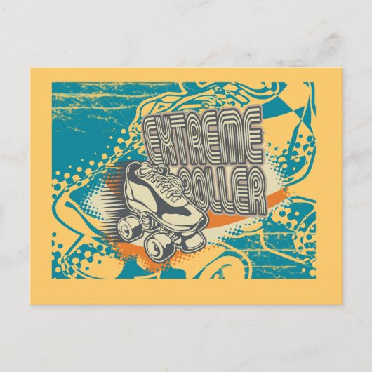 Extreme Roller Tshirts und Geschenke Postkarte (Vorderseite)