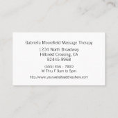 Extreme Schmutz-Massage-Therapie Visitenkarte (Rückseite)