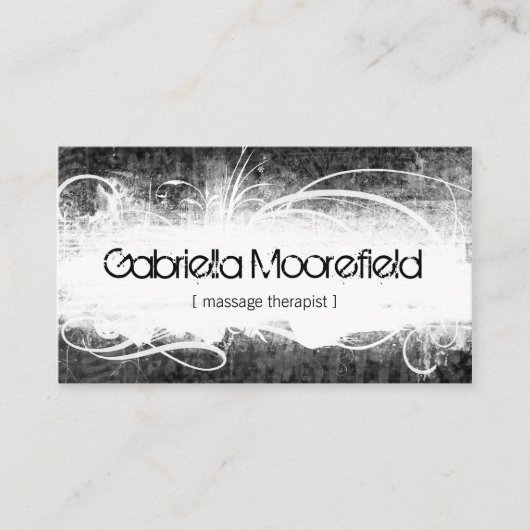 Extreme Schmutz-Massage-Therapie Visitenkarte (Vorderseite)