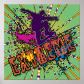 EXTREME SKATEBOARDING POSTER (Vorne)