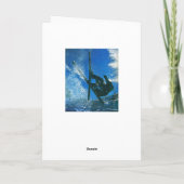 Extreme Ski, Weihnachtsbrillen Feiertagskarte (Rückseite)