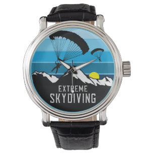 Extreme Skydiving Fallschirmspringen Sports Armbanduhr