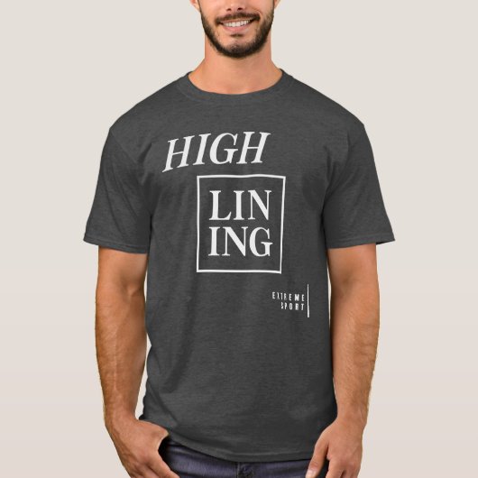 Extreme Sport Highlining T-Shirt (Vorderseite)