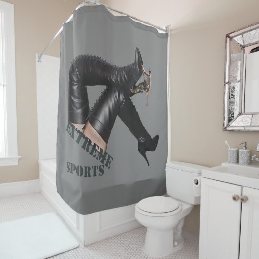 Extreme Sports - BOOT Klettern Duschvorhang (Beispiel)