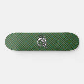 Extreme Tartan Clan Currie Monogram Skateboard (Horizontal)