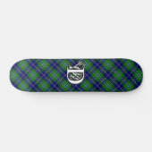 Extreme Tartan Clan Douglas Monogram Skateboard (Horizontal)