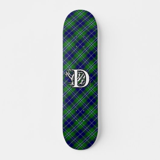 Extreme Tartan Clan Douglas Monogram Skateboard (Vorne)