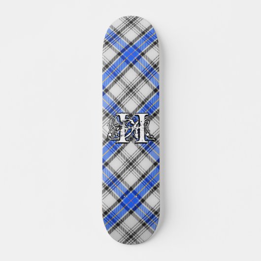 Extreme Tartan Clan Hannay Monogram Skateboard (Vorne)