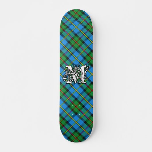 Extreme Tartan Clan MacLeod von Harris Monogram Skateboard (Vorne)