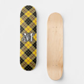 Extreme Tartan Clan MacLeod von Lewis Monogram Skateboard (Vorderseite)