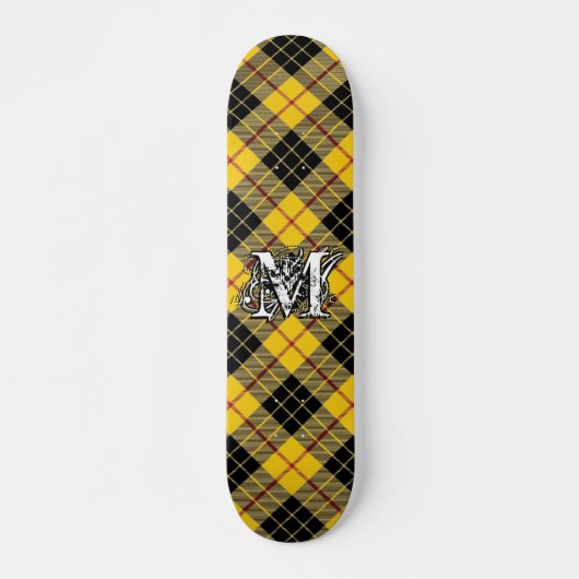 Extreme Tartan Clan MacLeod von Lewis Monogram Skateboard (Vorne)
