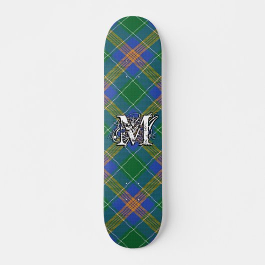 Extreme Tartan Irish Clan MacAuliffe McAuliffe Skateboard (Vorne)