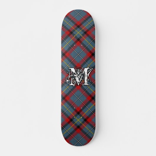 Extreme Tartan Irish Clan MacNamara McNamara Skateboard (Vorne)