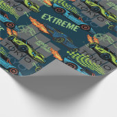Extreme Tokyo Street Racing Pattern Geschenkpapier (Ecke)
