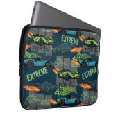 Extreme Tokyo Street Racing Pattern Laptopschutzhülle (Vorne Rechts)