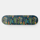 Extreme Tokyo Street Racing Pattern Skateboard (Horizontal)