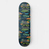 Extreme Tokyo Street Racing Pattern Skateboard (Vorderseite)