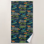 Extreme Tokyo Street Racing Pattern Strandtuch (Vorderseite)