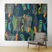 Extreme Tokyo Street Racing Pattern Wandteppich (Beispiel (Horizontal))