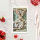 Extremely Sophisticated Rabbit Guest Towels Serviette (Beispiel)