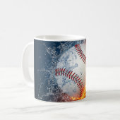 Extremer Baseball Kaffeetasse (Vorderseite Links)