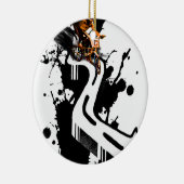 Extremer BMX Reiter Keramikornament (Rechts)