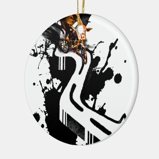 Extremer BMX Reiter Keramikornament (Links)