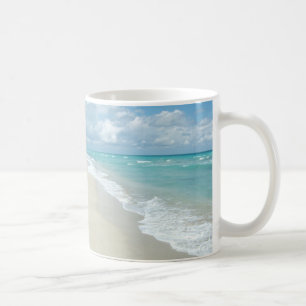 Extremer Entspannungs-Strand-Ansicht-Weiß-Sand Kaffeetasse