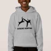 Extremer Jagd-Rotwild-Karate-Tritt Hoodie (Vorderseite)