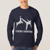 Extremer Jagd-Rotwild-Karate-Tritt T-Shirt (Vorderseite)