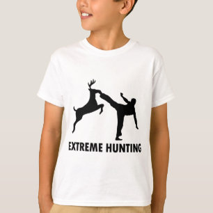 Extremer Jagd-Rotwild-Karate-Tritt T-Shirt