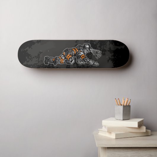 EXTREMER KOHLENBERGmann Skateboard (Wandkunst (Horz))