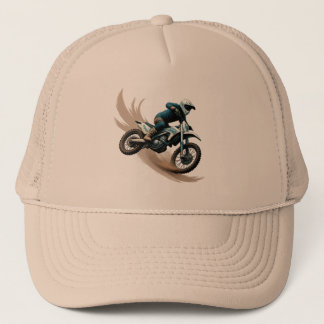 Extremer Motocross-Fahrer Feel the Thrill Tee Truckerkappe