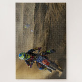 Extremer Motocross-Motorrad-Motorsport-Bike Puzzle (Vertikal)