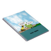 Extremer Pufferspeicher Geocaching Cartoon Notizblock (Rechte Seite)