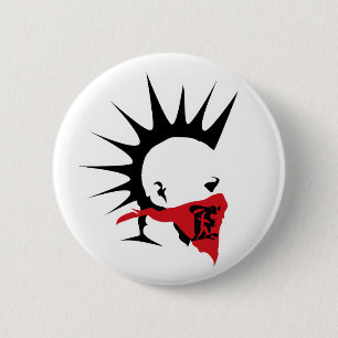 Extremer Punklogo-Knopf Button