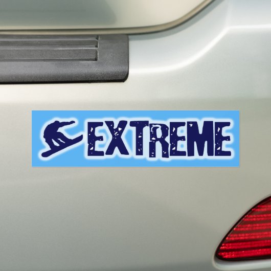 EXTREMER SNOWBOARDING AUTOAUFKLEBER (Auf Auto)