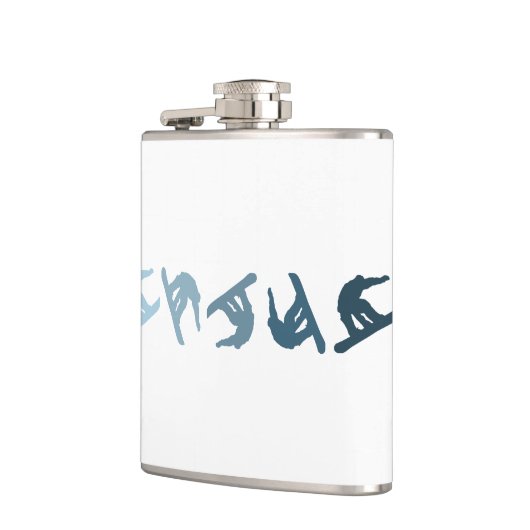 Extremer Snowboarding Flachmann (Links)