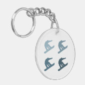 Extremer Snowboarding Schlüsselanhänger (Vorderseite links)