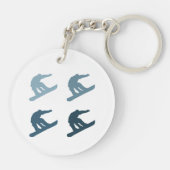 Extremer Snowboarding Schlüsselanhänger (Rückseite)