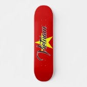 Extremer Vietnam-Flaggen-Gelb-Stern-Entwurf Skateboard (Vorne)