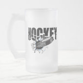 Extremes Hockey Mattglas Bierglas (Links)