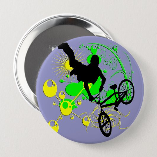 Extremes Radfahren Button (Vorne & Hinten)