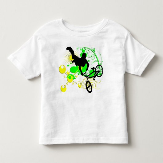 Extremes Radfahren Kleinkind T-shirt (Vorderseite)