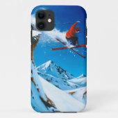 Extremes Skifahren Case-Mate iPhone Hülle (Rückseite)