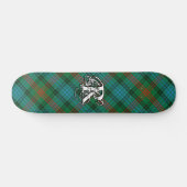 Extremes Tartan-Clanross-Monogramm Skateboard (Horizontal)