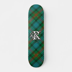 Extremes Tartan-Clanross-Monogramm Skateboard