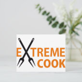 Extremkoch Postkarte (Stehend Vorderseite)