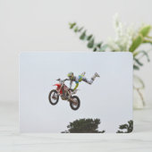 Extremmotocross Einladung (Stehend Vorderseite)